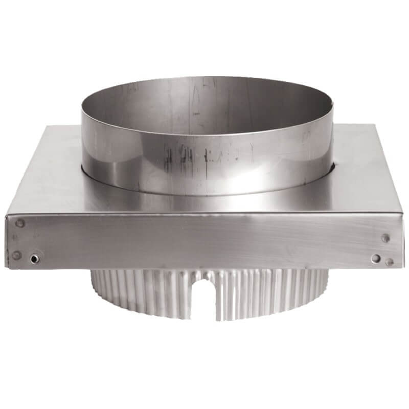 draw collar for wood burning stove insert